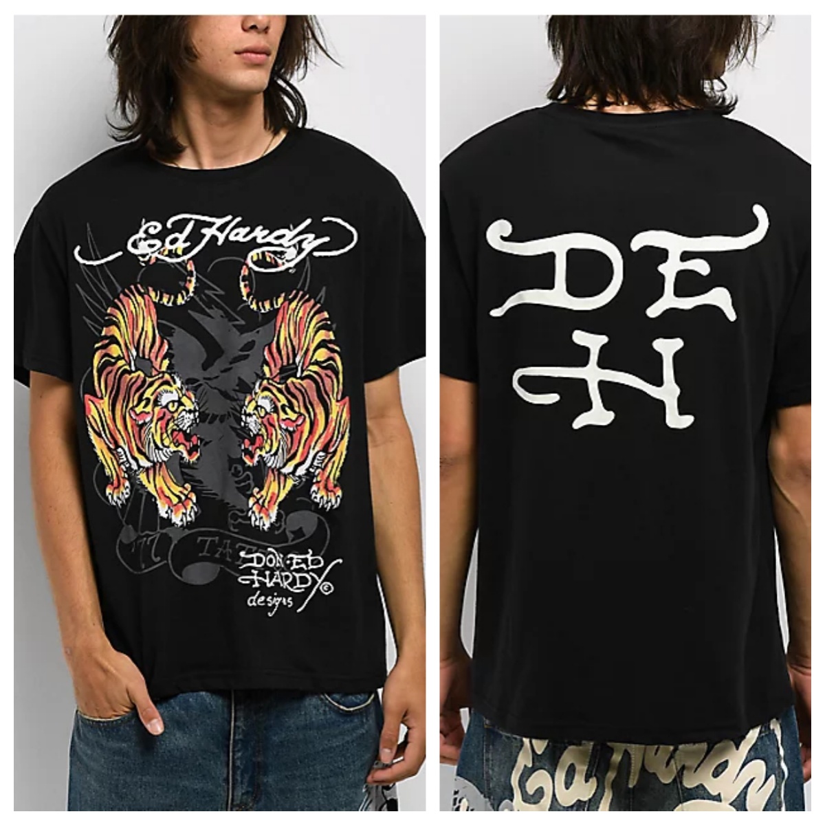 Women Streetwear Brand - Футболка с принтом Tigers Ed Tattoo