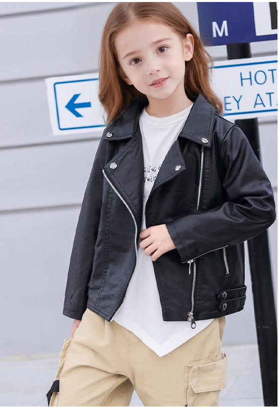 Streetwear Girl Brand - Новогодняя мотоциклетная куртка из искусственной кожи