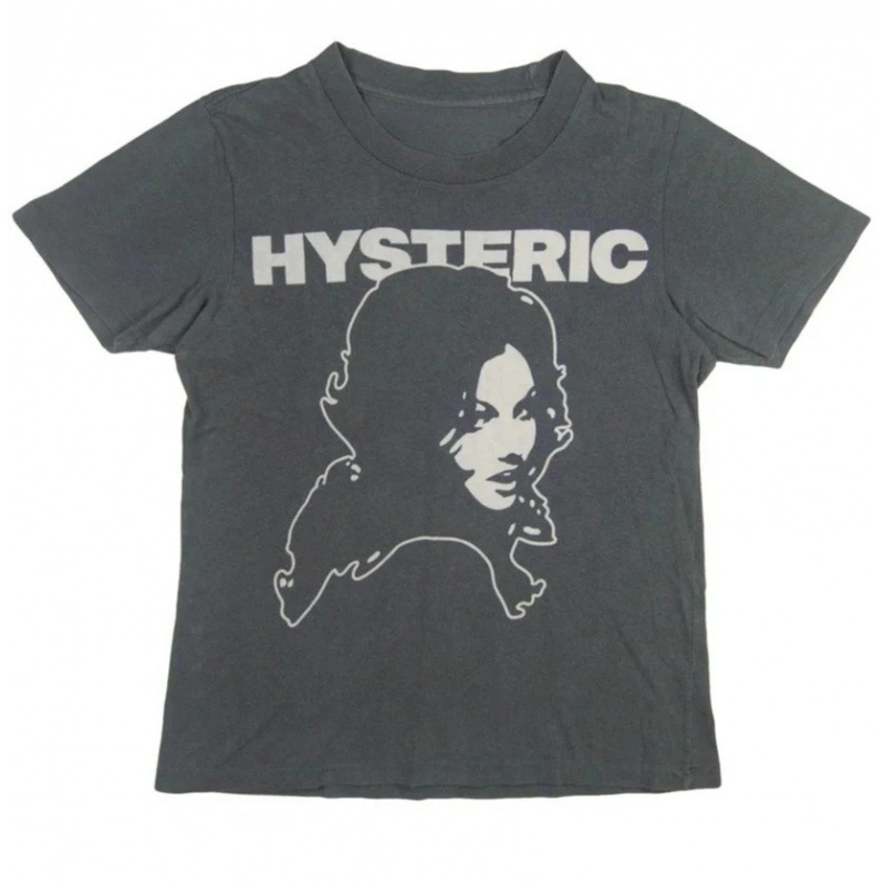 Streetwear Girl Brand - Винтажная футболка с портретом девушки, модная