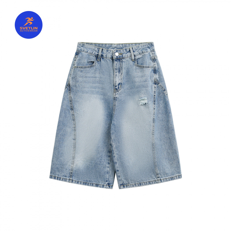 Streetwear Brand Denim - Джинсовые шорты MAQVOB Luxury Quality EU