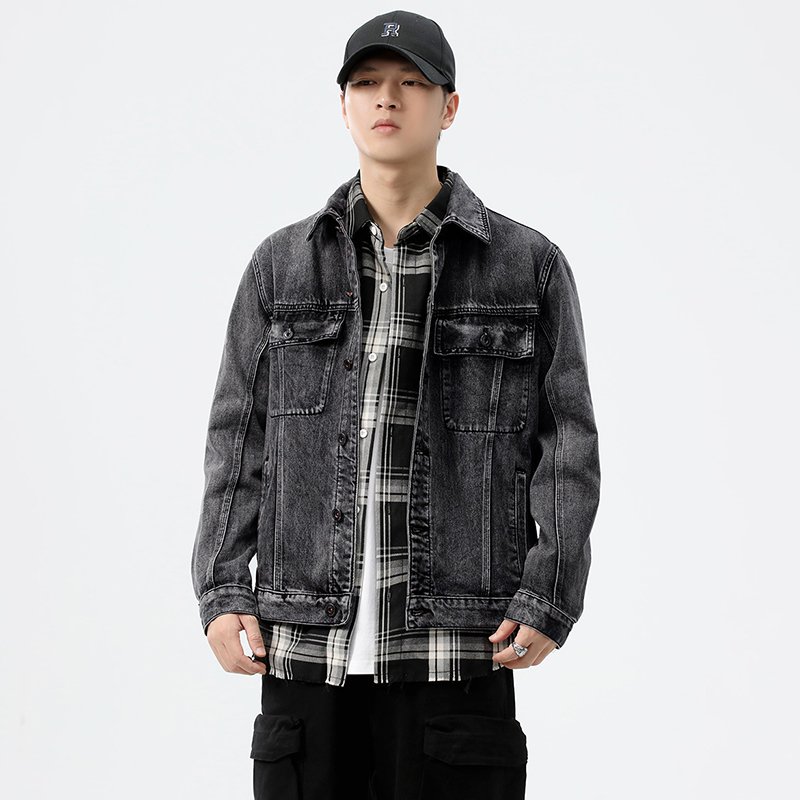 Streetwear Brand Denim - Мужская джинсовая куртка оверсайз 5XL с