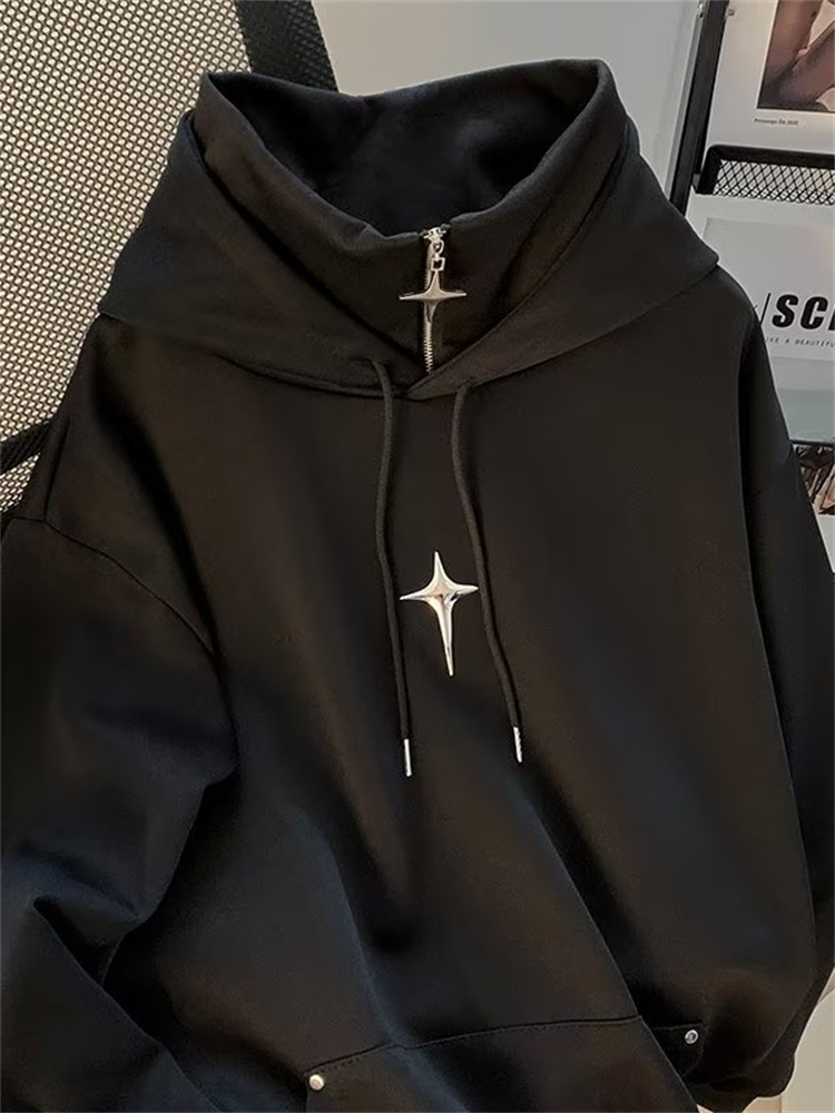 Осенне-зимняя толстовка с высо – обзор и цена Streetwear Brand Hoodies