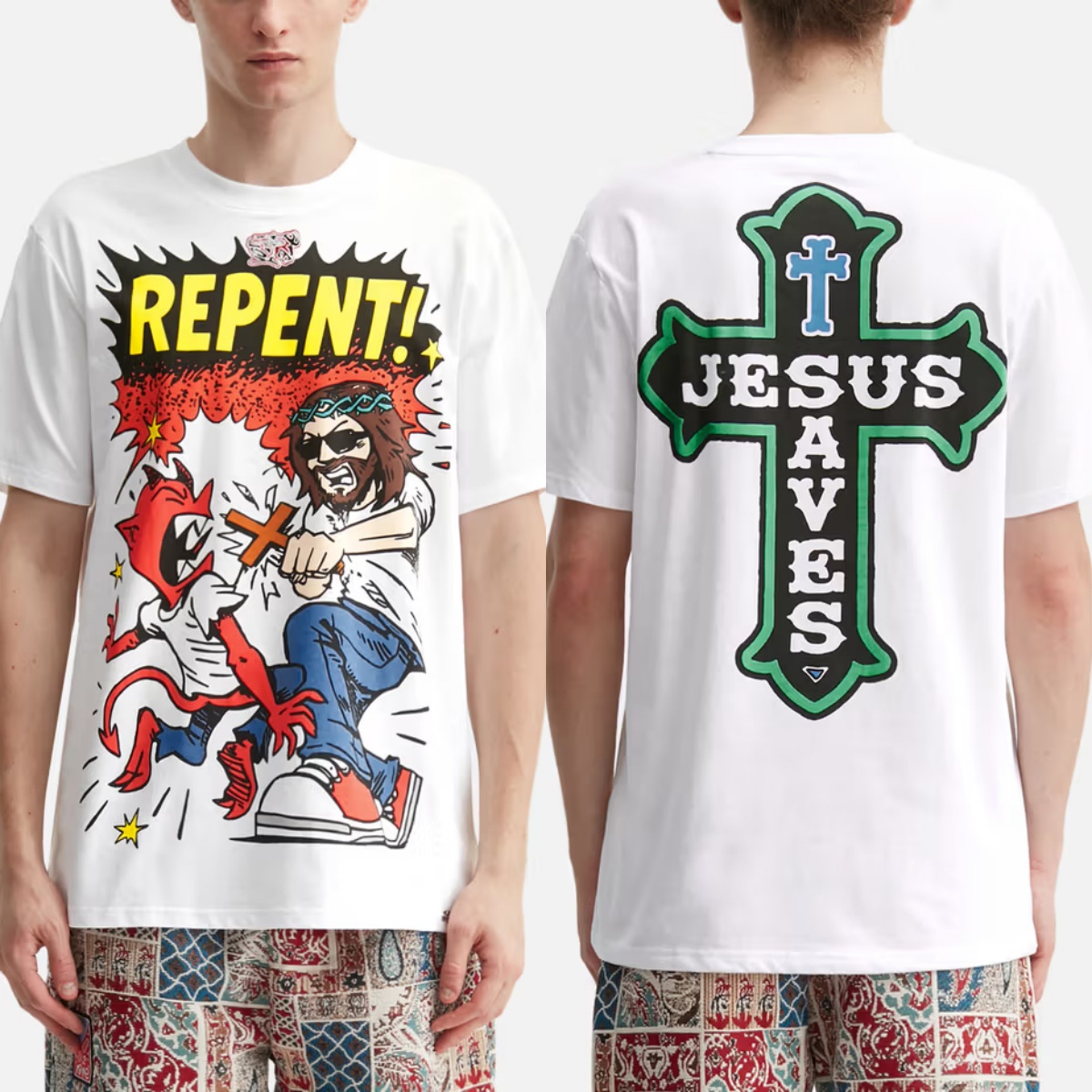 Футболка Jesus Repent Paris Hi – обзор и цена Streetwear Brand In Paris