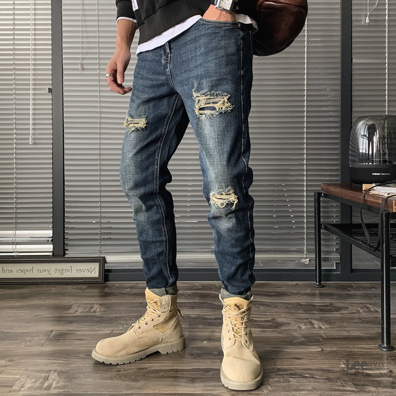 Рваные джинсы, мужские осенние – обзор и цена Streetwear Brand Denim