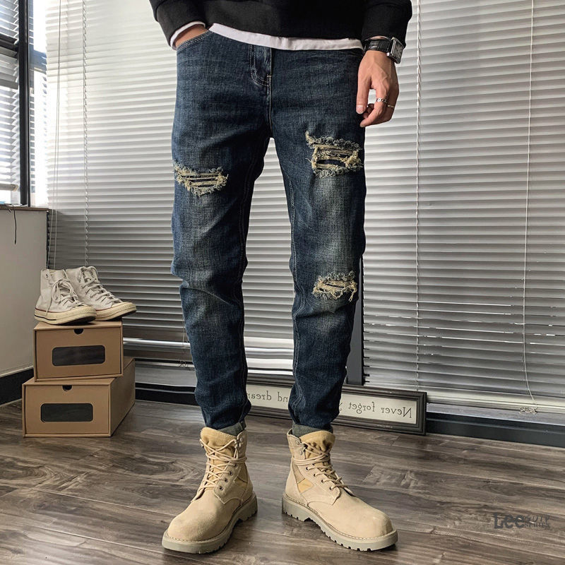 Рваные джинсы, мужские осенние – обзор и цена Streetwear Brand Denim