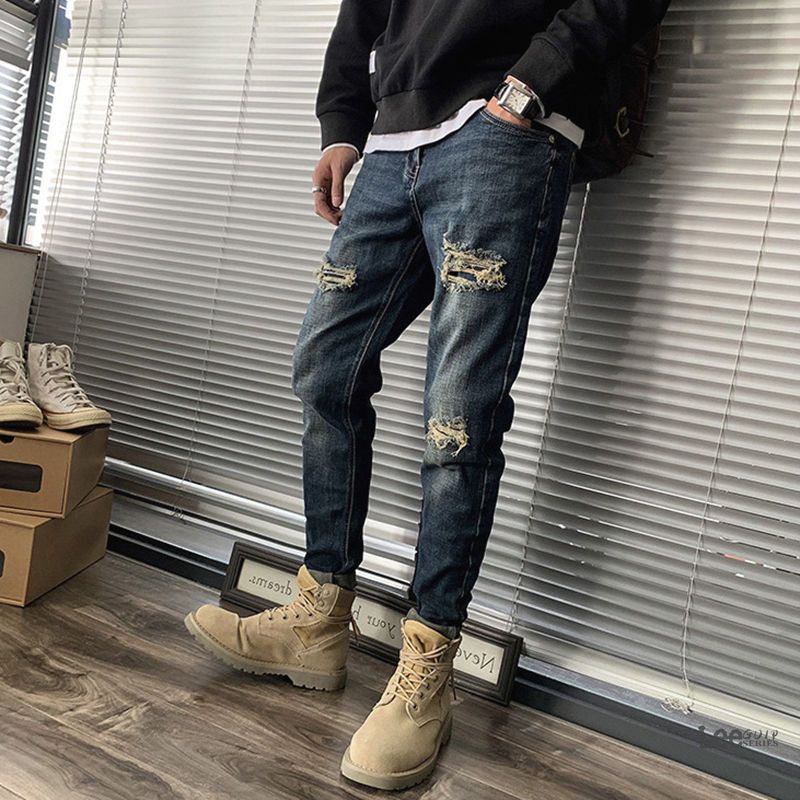 Рваные джинсы, мужские осенние – обзор и цена Streetwear Brand Denim