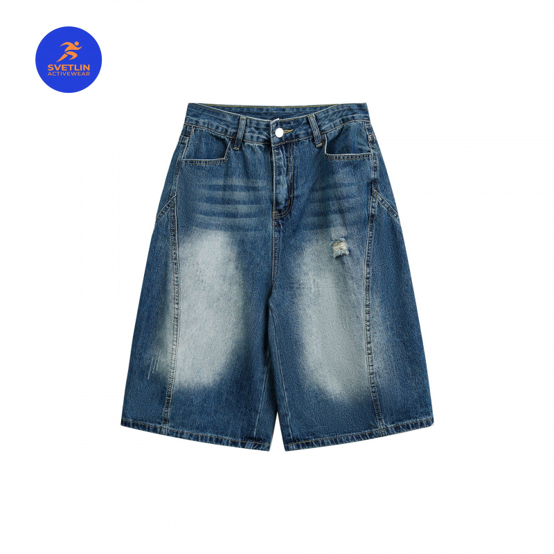Джинсовые шорты MAQVOB Luxury  – обзор и цена Streetwear Brand Denim