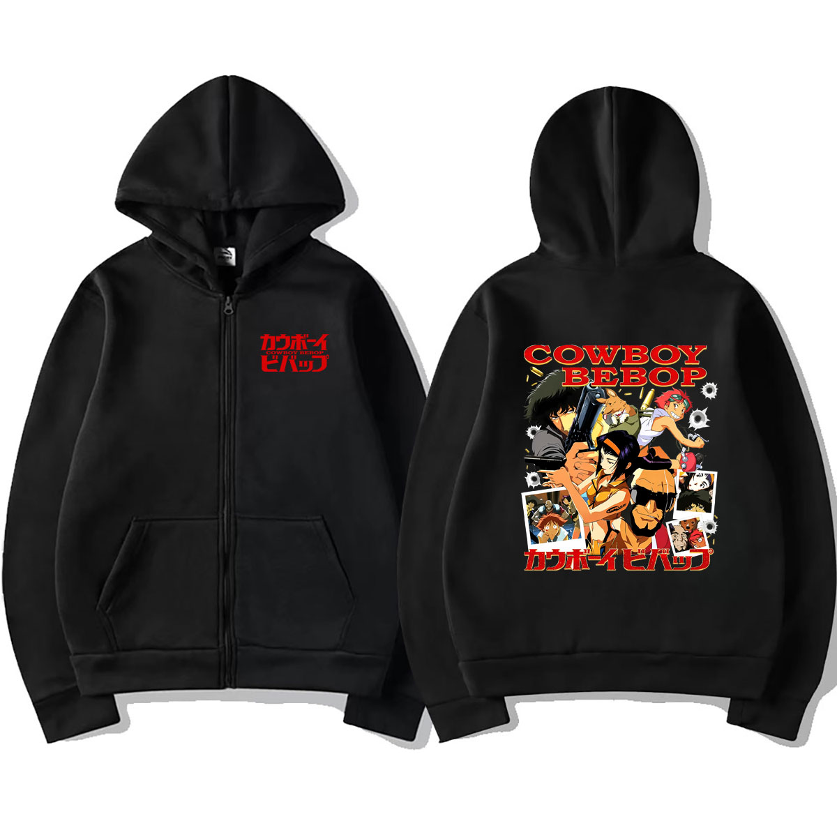 Аниме-худи на молнии «Ковбой Б – обзор и цена Streetwear Brand Hoodies