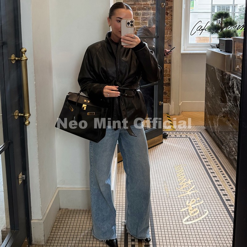 Модное черное пальто из искусс – обзор и цена Women Streetwear Brand