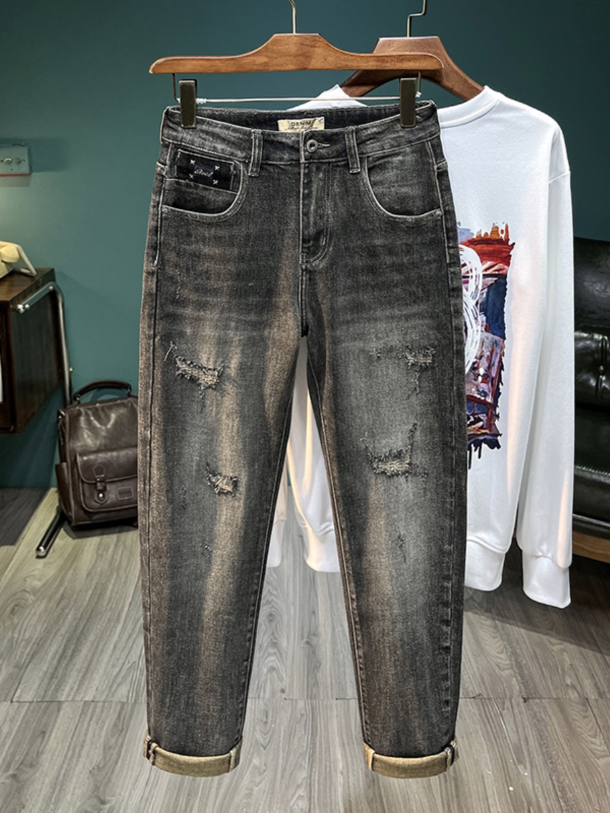 Мужские рваные джинсы в америк – обзор и цена Streetwear Brand Denim